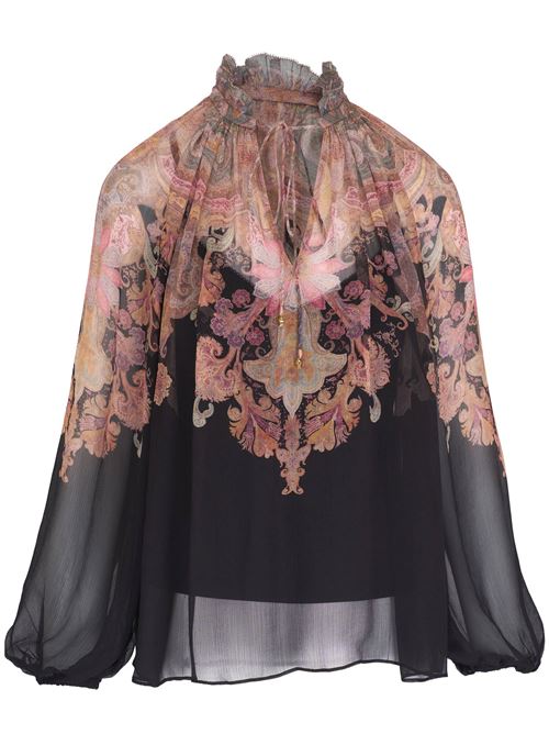 Blusa Natura Zimmermann | 0991TF241BLACK PAISLEY